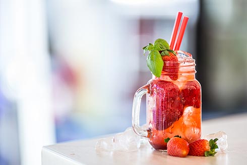 Fermentierte Erdbeer-Limonade