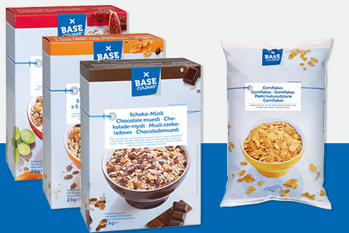 Müslis und Cornflakes von BASE CULINAR