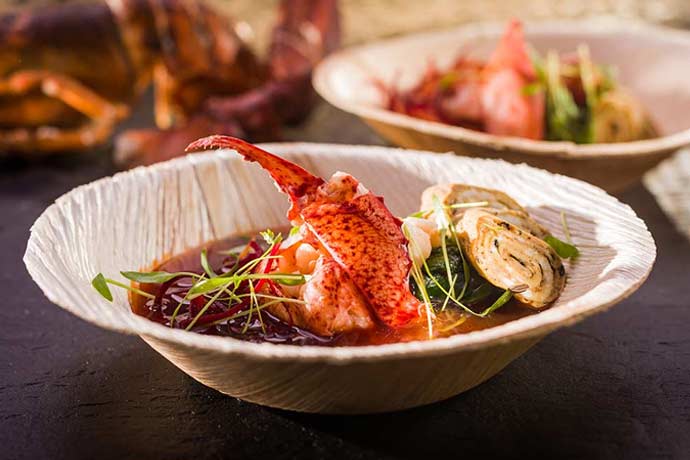 Ramen von Hummer und Gem&uuml;senudeln